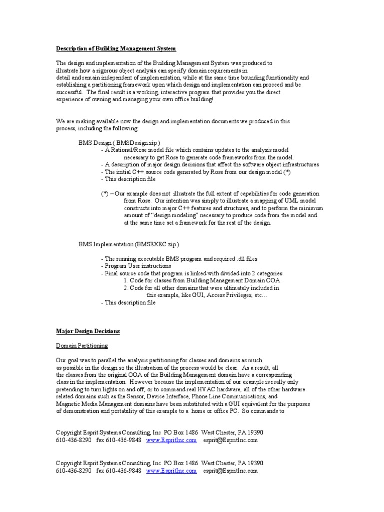 Description and Design Overview | PDF