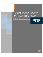 PROPOSAL PENELITIAN BAHASA INDONESIA