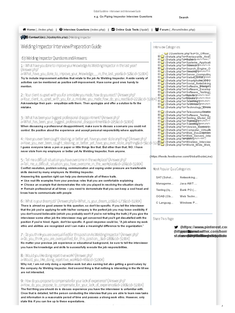 Interview Master Guide PDF PDF Employment Question