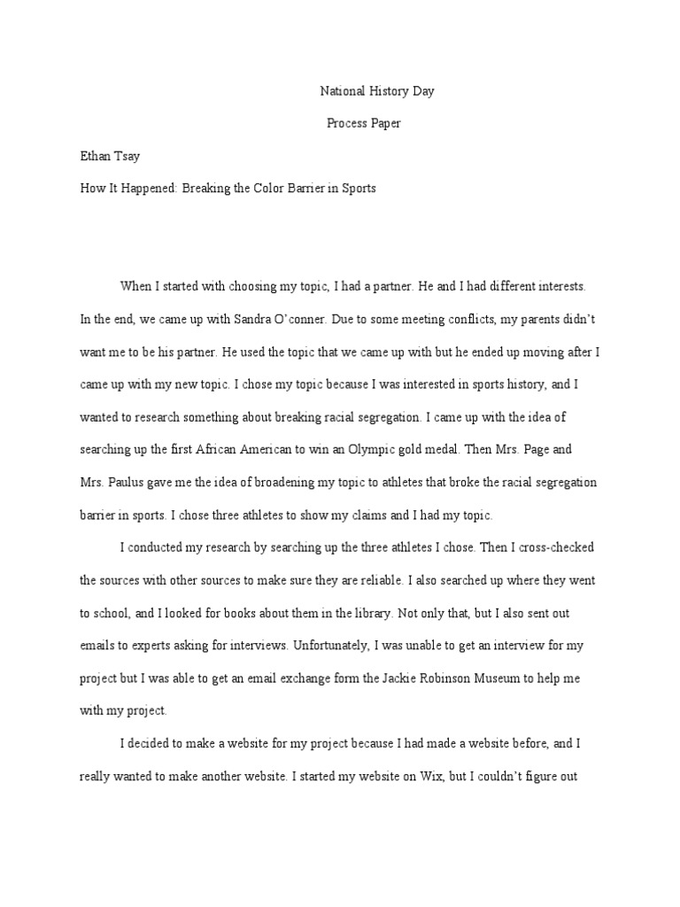 ethan tsay national history day process paper 1