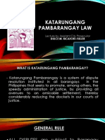 The Revised Katarungang Pambarangay Law
