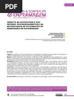 IMPACTO DA AUTOESTIMA E DOS FATORES SOCIODEMOGRÁFICOS NA AUTOEFICÁCIA DE ESTUDANTES DE GRADUAÇÃO EM ENFERMAGEM