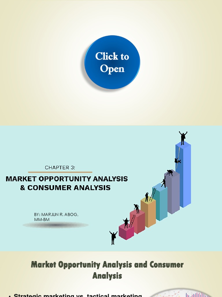 Market Opportunity Analysis and Consumer Analysis PDF Sampling