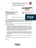 Oficio #015-2019-MDB-GM (Remisión Del Informe N°235-2019-MDB-GM - GOP)