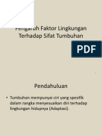 Pengaruh Faktor Lingkungan Terhadap Sifat Tumbuhan-2