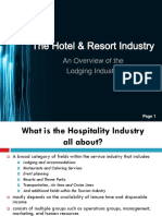 MODULE 2 - The Hotel and Resort Industry