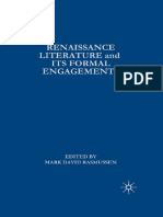 Rasmussen, M. D. (Ed.). (2002). «Renaissance Literature and It's Formal Engagements». (Gallego & Reverte). N. Y., Palgrave.