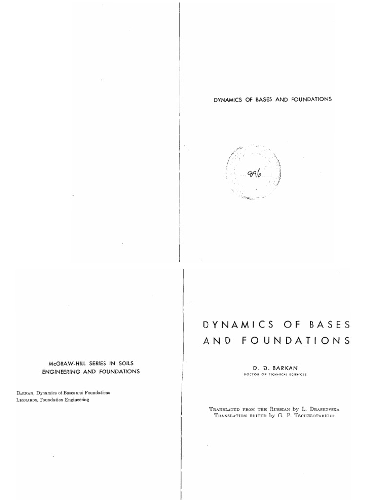 Dynamics of Bases and Foundations (D.D