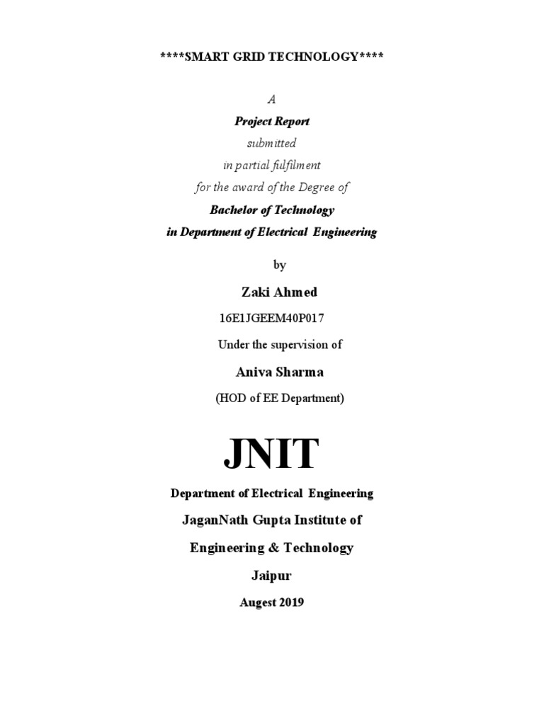 Smart Grid Technology Pdf Smart Grid Electrical Grid