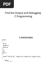 Find The Output - C Programming