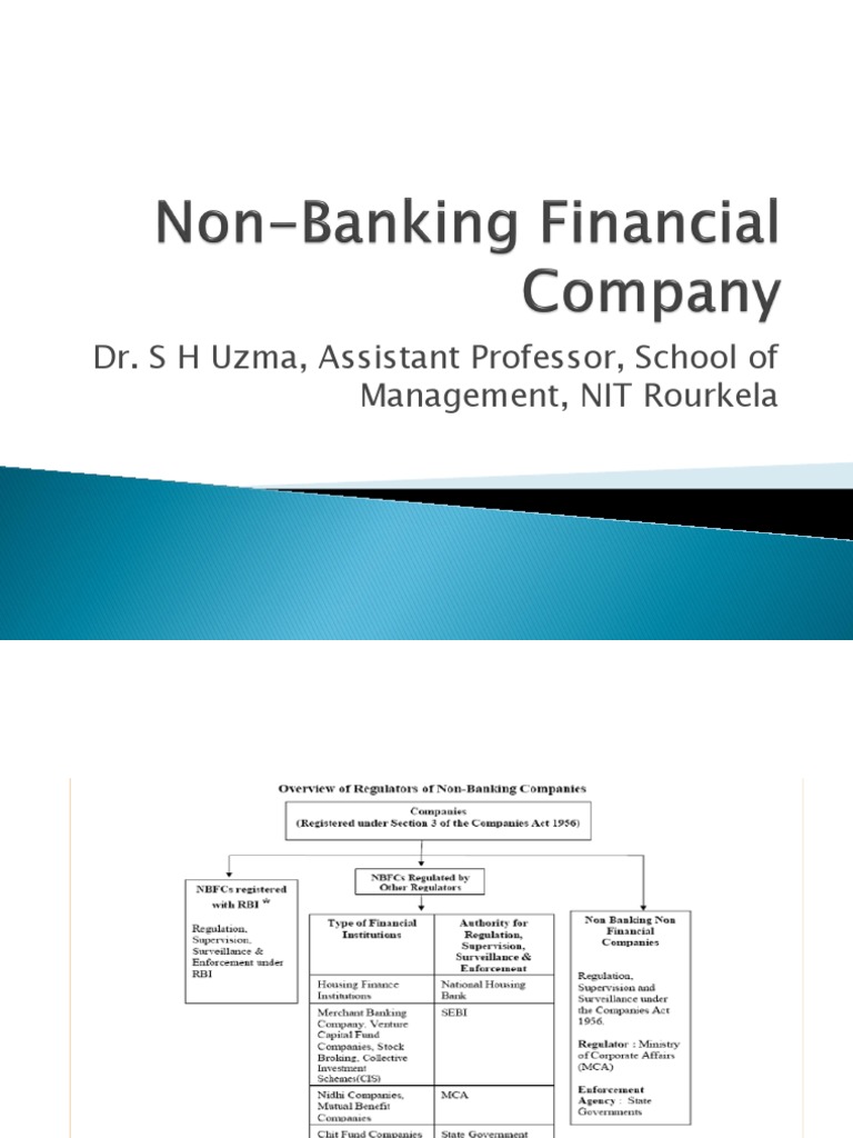 Understanding Non-Banking Financial Companies | PDF | Non Bank ...