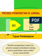 PROSES PENERBITAN DI JURNAL (B3)