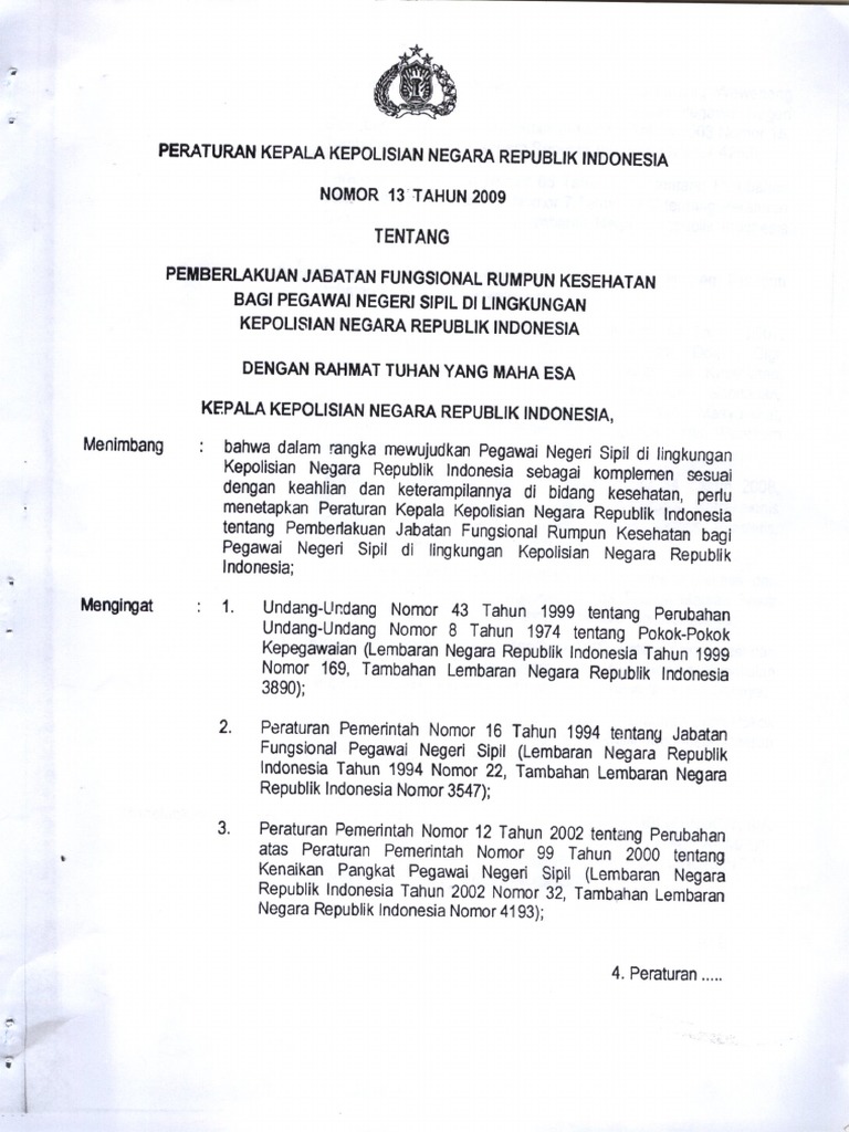 perkap-13-tgl-2-11-2009-ttg-pemberlakuan-jab-fungsional-rumpun