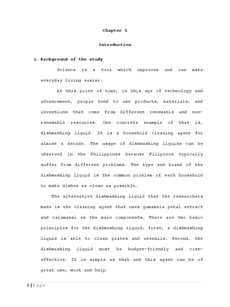 Gumamela As Alternative Dishwashing Liquid PDF Soap Nature