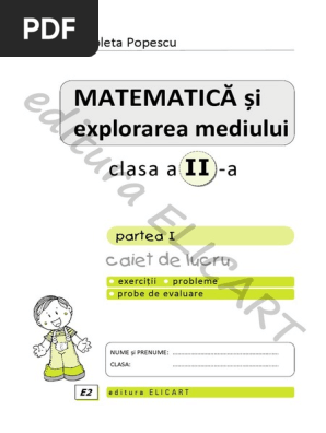 Matematica Explorarea Mediului Cls2 1 Edp2 2019 Redw