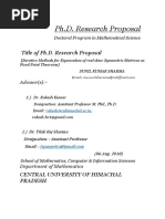 sunil sharma phd proposal