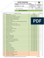 Checklist For Work On Site