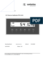 Sartorius X3-Manual