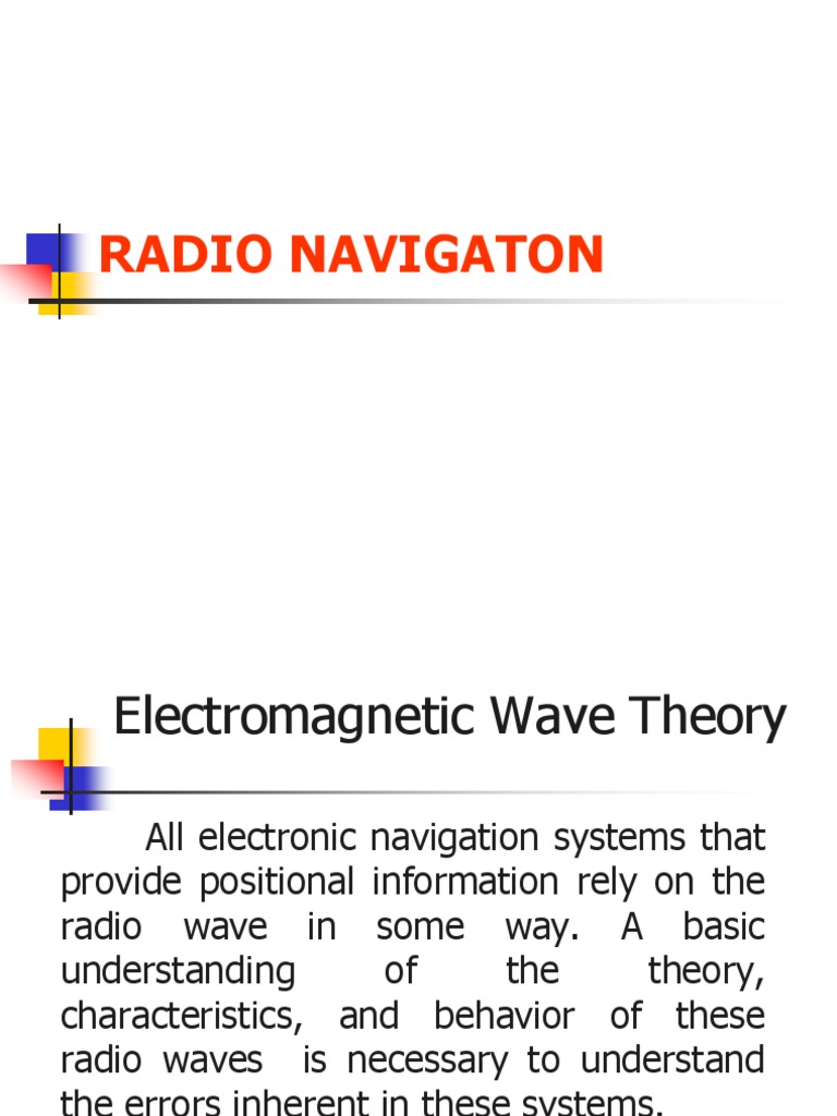 Hyperbolic Navigation PDF Waves Radio