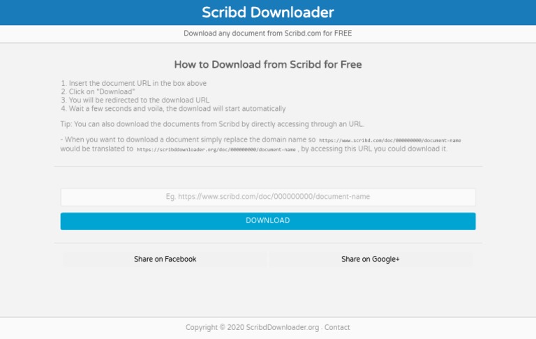 scribd download pdf