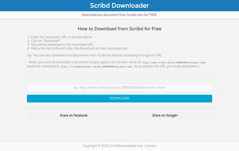 scribd free download