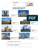 Gothic Architecture - WORKSHEET