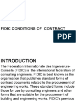 Fidic Conditions of Contract