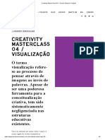 MasterClass sobre Visualização e Processo Criativo