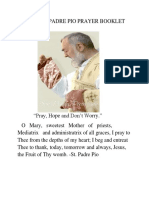 My Saint Padre Pio Prayer Booklet