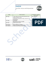 production schedule radio drama