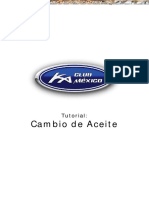 Manual Ford Ka Cambio de Aceite