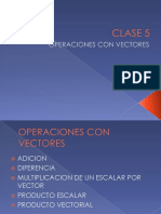 Operaciones Con Vectores