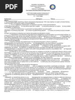 3rD PERIODICAL TEST EsP grADE 8 | PDF