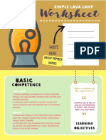 Worksheet Lava Model