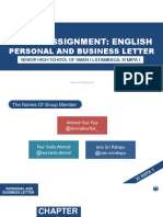 Percentage of Personal and Business Letter
