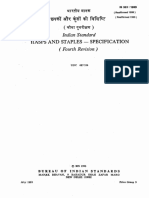 Is 363 Specification For Hasps and Staples PDF