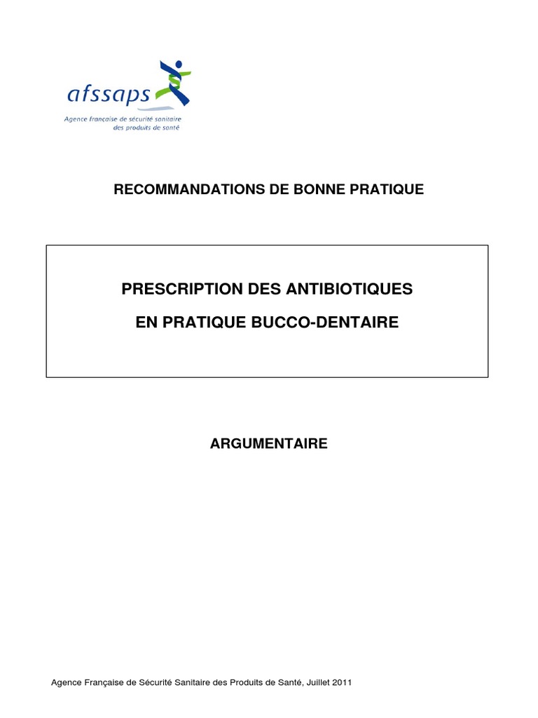 Rbpbuccoo Dentaire Argu Streptocoque Lactobacille