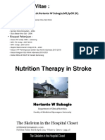 Nutrition Therapy in Stroke - Prof. Hertanto