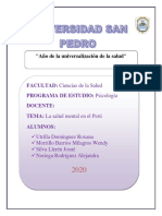 La Salud Mental en El Peru