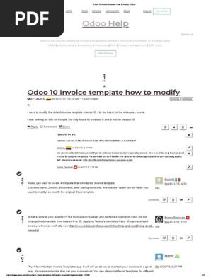 Odoo 10 Invoice template how to modify _ Odoo