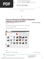 How To Change The Default Displayed Category in Point of Sale - Odoo