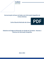 Harmonização de Bases de Dados Com Informação Geográfica de Fontes Distintas PDF