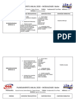 Modelo de Planejamento Anual 2020 PDF