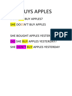 She Buys Apples