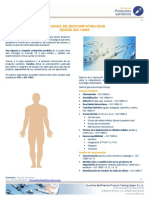 Biocompatibilidad ISO 10993 Correspondencias PDF