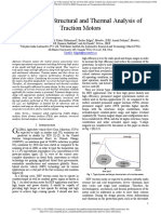 A Review of Structural and Thermal Analysis of Traction Motors