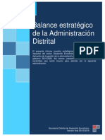 Balance Estratégico SDDE