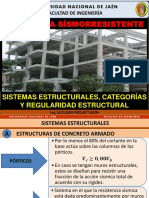 Sistemas Estructurales, Categorias y Regularidad Estructural (Ingenieria Sismorresistente (Unj 2019-2)