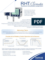 Transmisor de Humedad y Temperatura - Folleto RHT Climate - 20190527