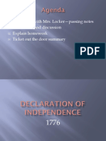 Declaration of Independence Notes